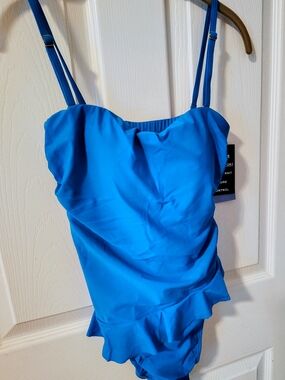 NET Womans Turqois Blue One-Piece Swimsuit